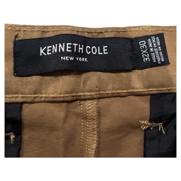 Kenneth Cole Men's Cargo Pants in Techni Cole Tobacco Color, Flat Front NWT - Picture 6 of 13